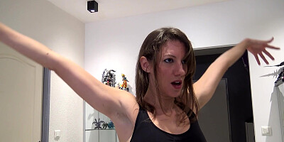 Lety Howl In Sfw Yoga In Panties Then Naked With Close Up
