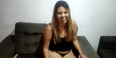 Thick blonde girl with a fat ass takes on a big dong