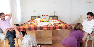 Group sex with hot mommies Sandy Love and Lolly Dames