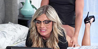 Lustful Milf Gets Nicely Fucked In Bed With Ellie Tay And Nicky Rebel