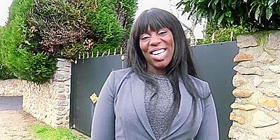 French Ebony Rubie Big Ass Casting (720)