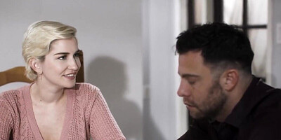 Stunning Skye Blue makes her sister's husband fuck her hard