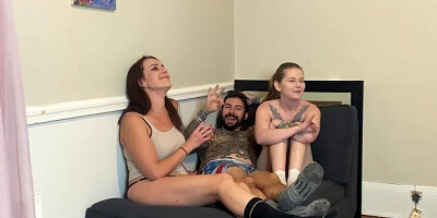 Alisha Adams's handjobs video by Lost Bets Games