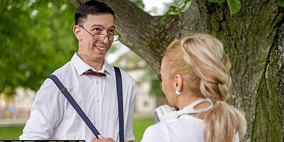 Prurient Nicole Wonder's mature with boy video