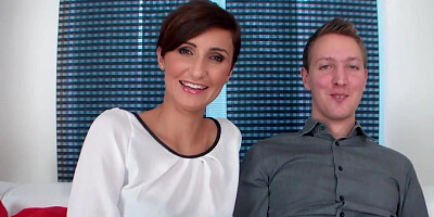 Cute wife Gabrielle Gucci has her pussy satisfied by a BBC