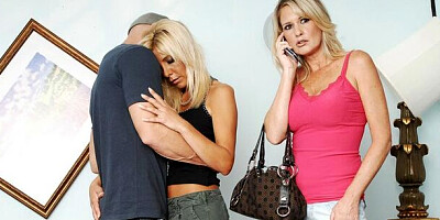 Cowgirl smut with appealing Bridgett Lee and Misty Vonage from My Friend's Hot Mom