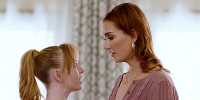 Cute wife Siri Dahl is in love with her daughter's friend