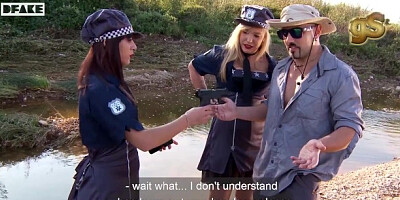 Enticing Channel's 3some scene