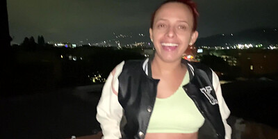 My Stepbrother Fucks Me On The Terrace Of My House And I Dont Mind Being Seen By My Neighbors
