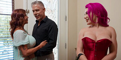 Double blowjob trailer with noble Alexis Fawx and Lily Lou from Brazzers Exxtra