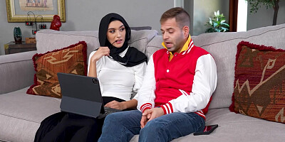 Arab 18yo Nerd Is Really Good At Math With Nicky Rebel And Aubry Babcock