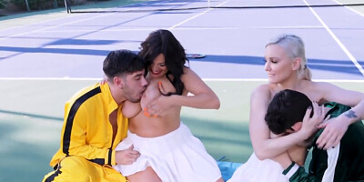 Hottest outdoor sex scenes featuring beautiful babes