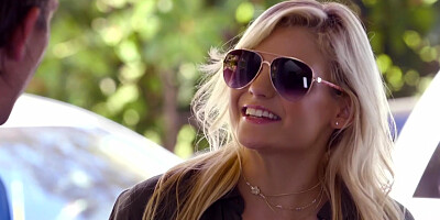 Juicy busty milf Katy Jayne rides cock greedily