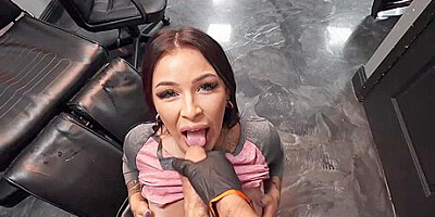 Diamond Franco And Tyler Steel In Sucks Firm Cock And Gets Nicely Fucked In Pov