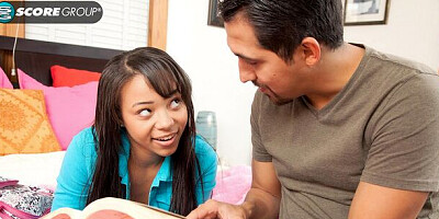 Ebony xxx with cutesy Adrian Maya from Ebony Thots