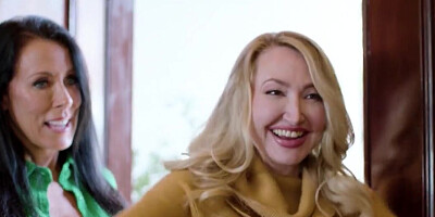 Two MILF friends fuck and get caught by a teen daughter