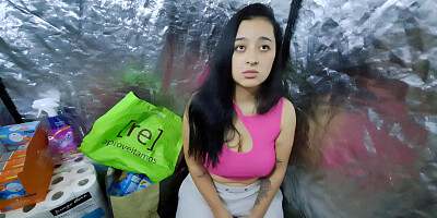 Immigrant Hides On The Pantry And Receives Creampie