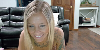 Solo mom masturbates