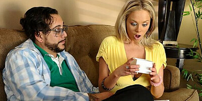 Admirable Katie Kox at long hair clip