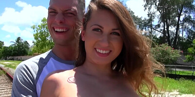 Hot bodied cutie Ivy Rose rides a hard cock