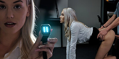 Beautiful Blonde Doctor Gets Used and Begs For Cock - Freeze Time Stop Sex Creampie