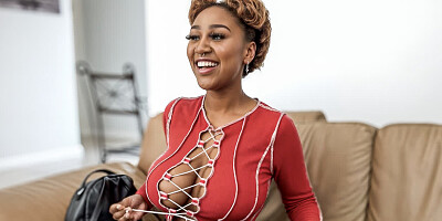 Busty Kenyan Teen Turns The Heat Up At Modeling Casting & Gets The Gig!