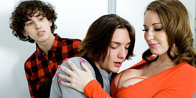 Sexy stepmom wants her boys to be the best at everything