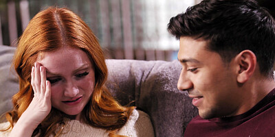 Fuck from stepbrother for slim redhead Scarlet Skies