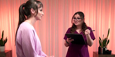 Lexi Luna gets easily seduced by a younger masseuse