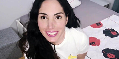 Fucking herself with a selfie stick because why not