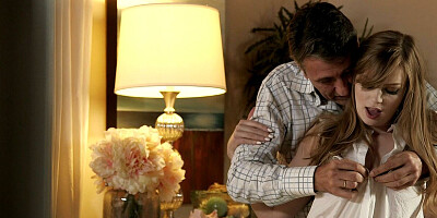 Hairy pussy teen Dolly Leigh bangs a middle aged creep