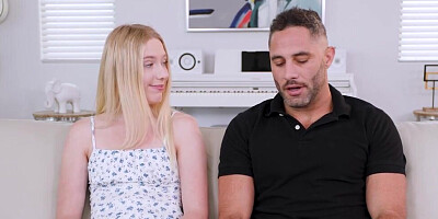 No condom fuck with a pasty teen who wants older dick