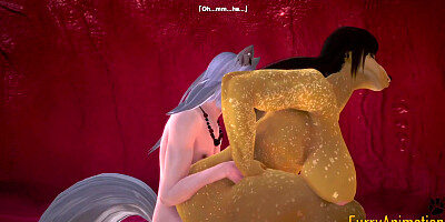 Furry Yiff - Vore Kangaroo & Human Wolf Sex In Stomatch With Hentai 3d And 3d Hentai