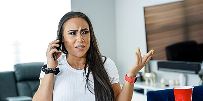 Carmela Clutch gets anal from curly-haired stallion