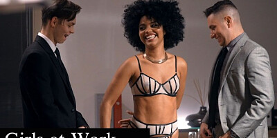 Sultry honey at stockings sex