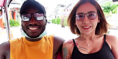 MILF taking black dick and a white one in a hot threesome