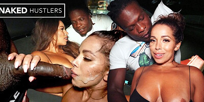 Provocative Louie Smalls's public blowjob action