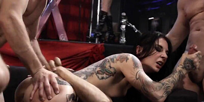 Lola Fae and other kinky whores in a DP compilation