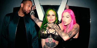 Legendaryx featuring Chantal Danielle and Xwife Karen's double blowjob sex