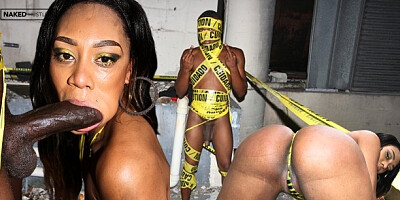 Beautiful Jayla Foxx's best ebony blowjob dirt