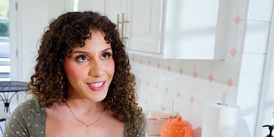 MILF with a perfect ass getting fucked in the kitchen