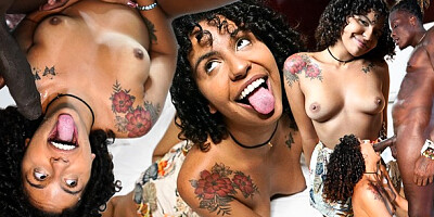 Latina horny girl smut with amazing Louie Smalls from Naked Hustlers