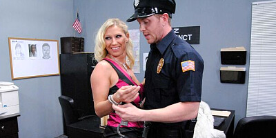 Perky Devon Lee at silicone tits video