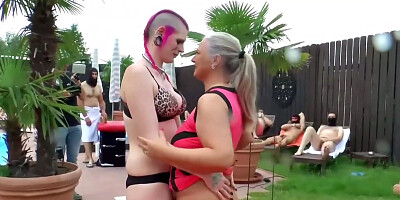 Lactating Teen 18+ And German Mature At No Condom Gangbang