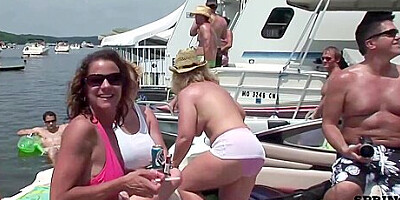 Party On A Boat With Naked Chicks