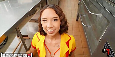 After Fucking In Multiple Positions Kimora Quin Gets A Massive Creampie From Charles Dera