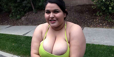 Chubby BBW First Interracial Sex