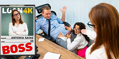 Lissome Antonia Sainz and Stanley Johnson at natural tits movie