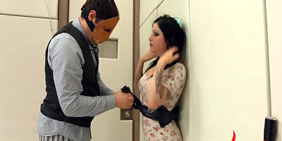 Goth Girl Gets Anal Punishment And Facefucking In The Garbage 8 Min