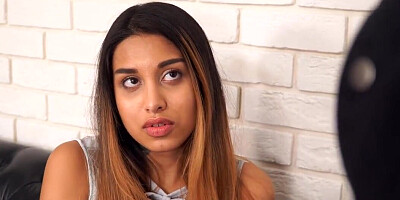 Adorable girl getting banged by a creepy debt collector